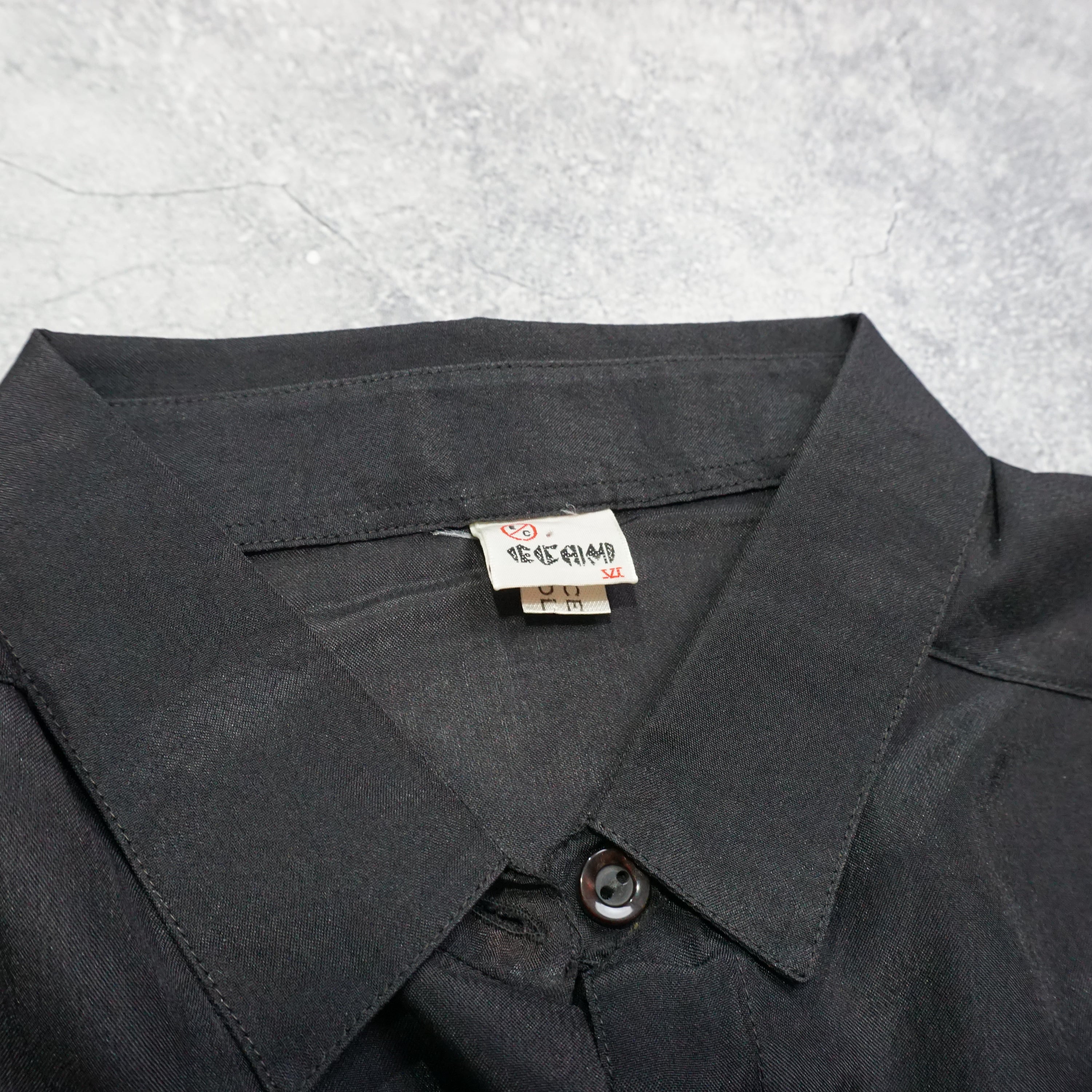 2000s Eecra Sheer Button Up Shirt