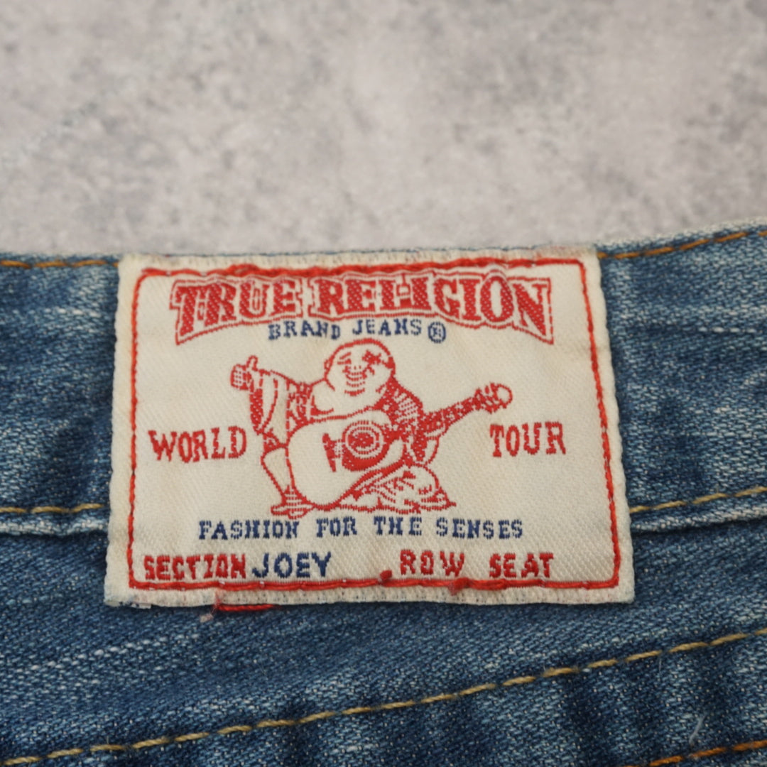 2000s True Religion Distressed Low Rise Jorts
