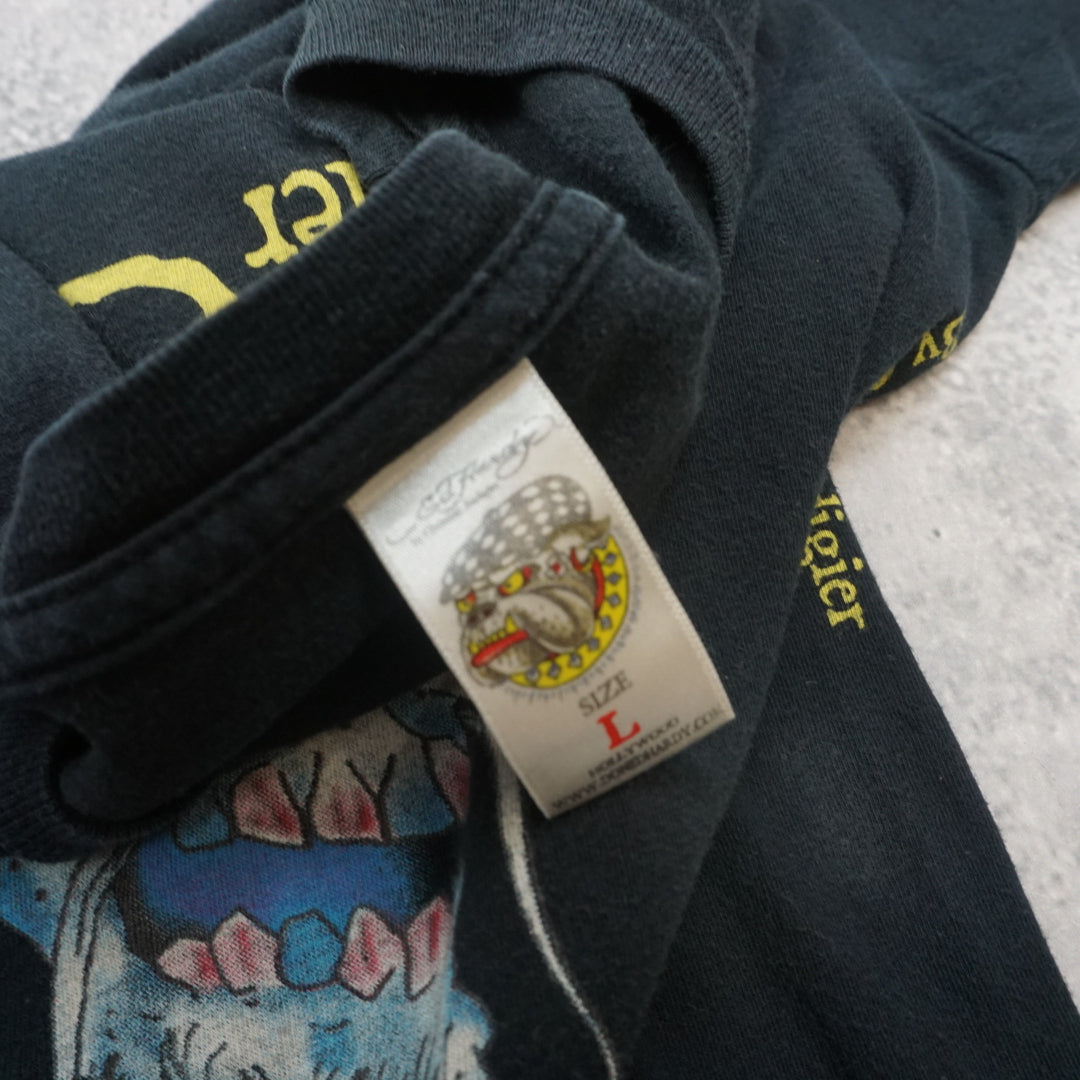 2000s Ed Hardy Skull Graphic T-Shirt