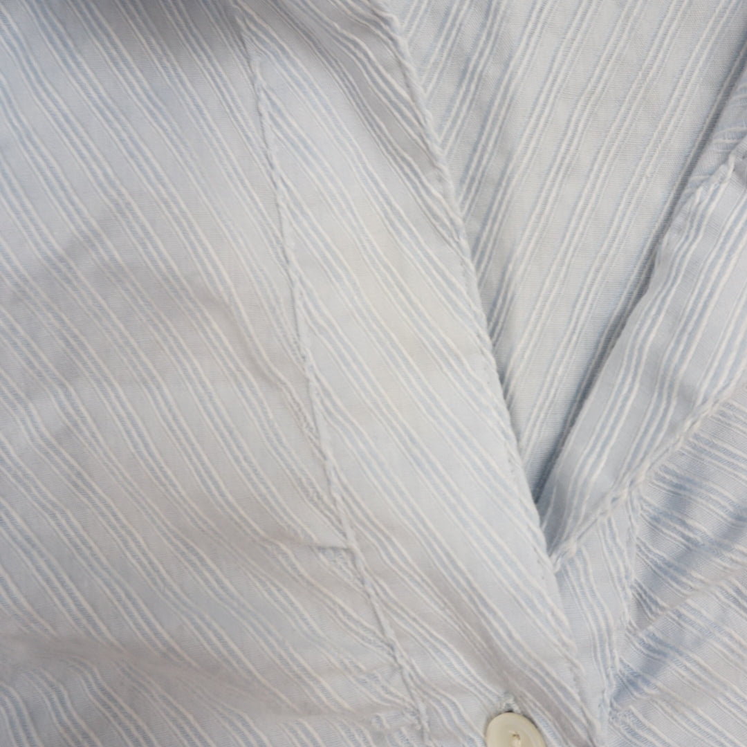 Emma James Striped Textured Button Up
