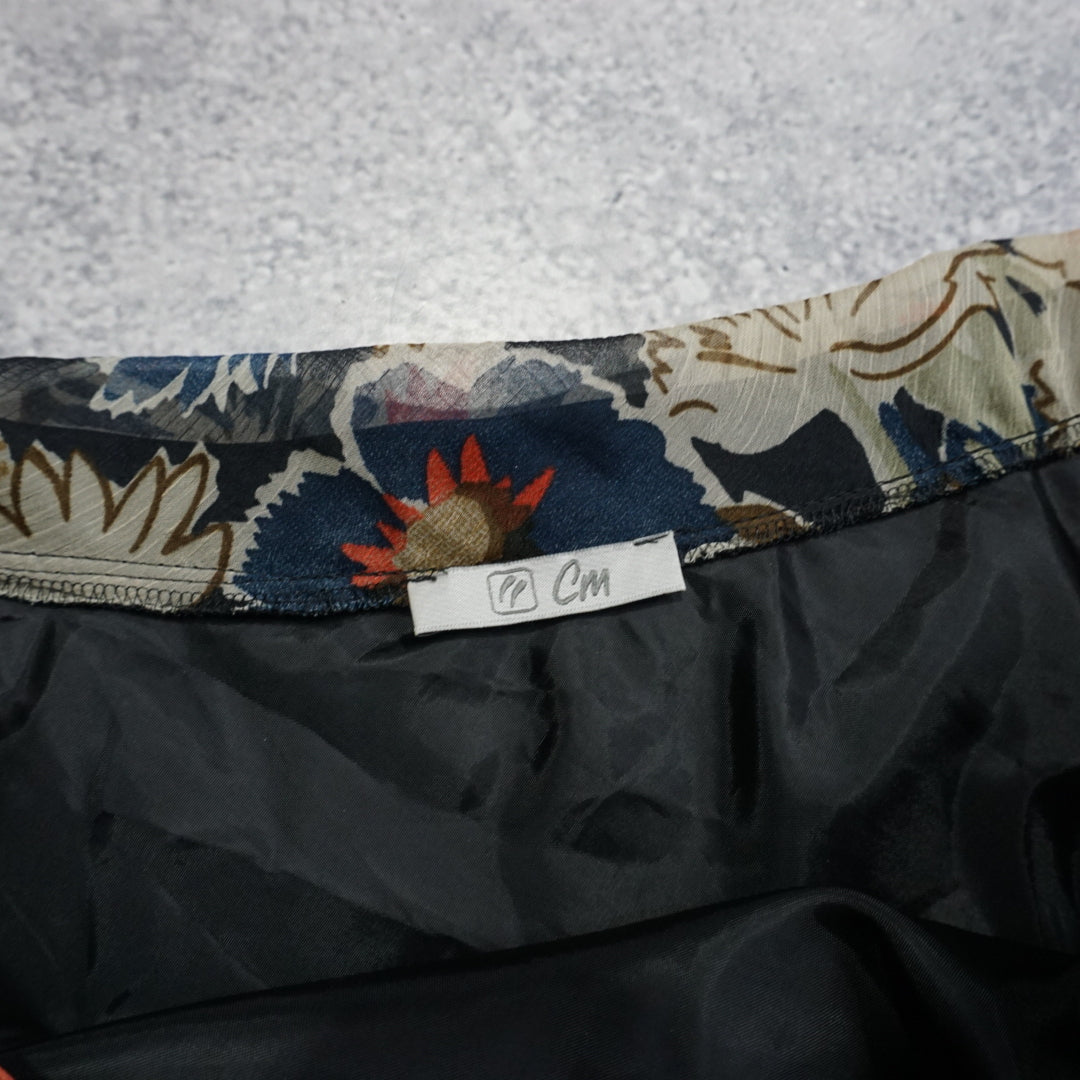2000s CM Floral Print Skirt