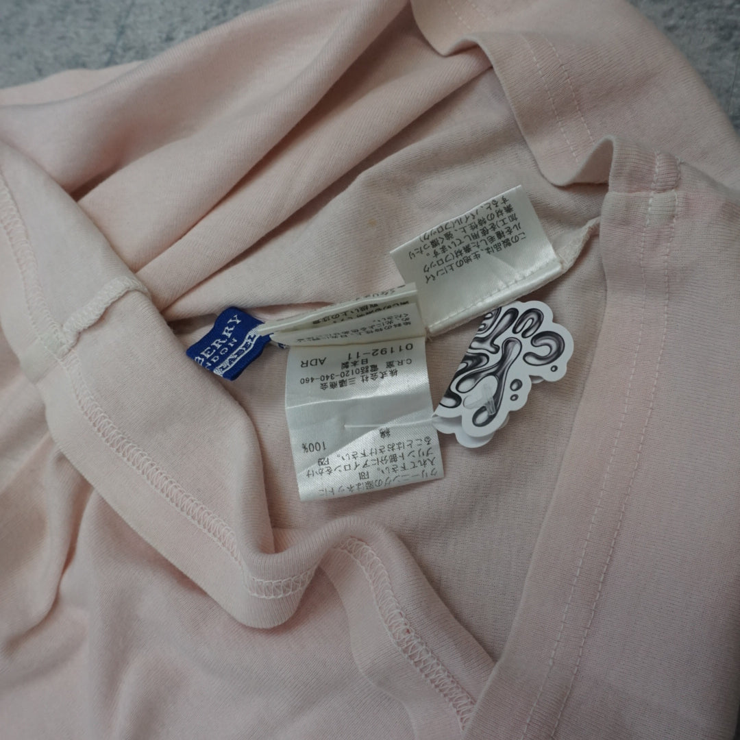 2000s Burberry Blue Label Equestrian Graphic T-Shirt