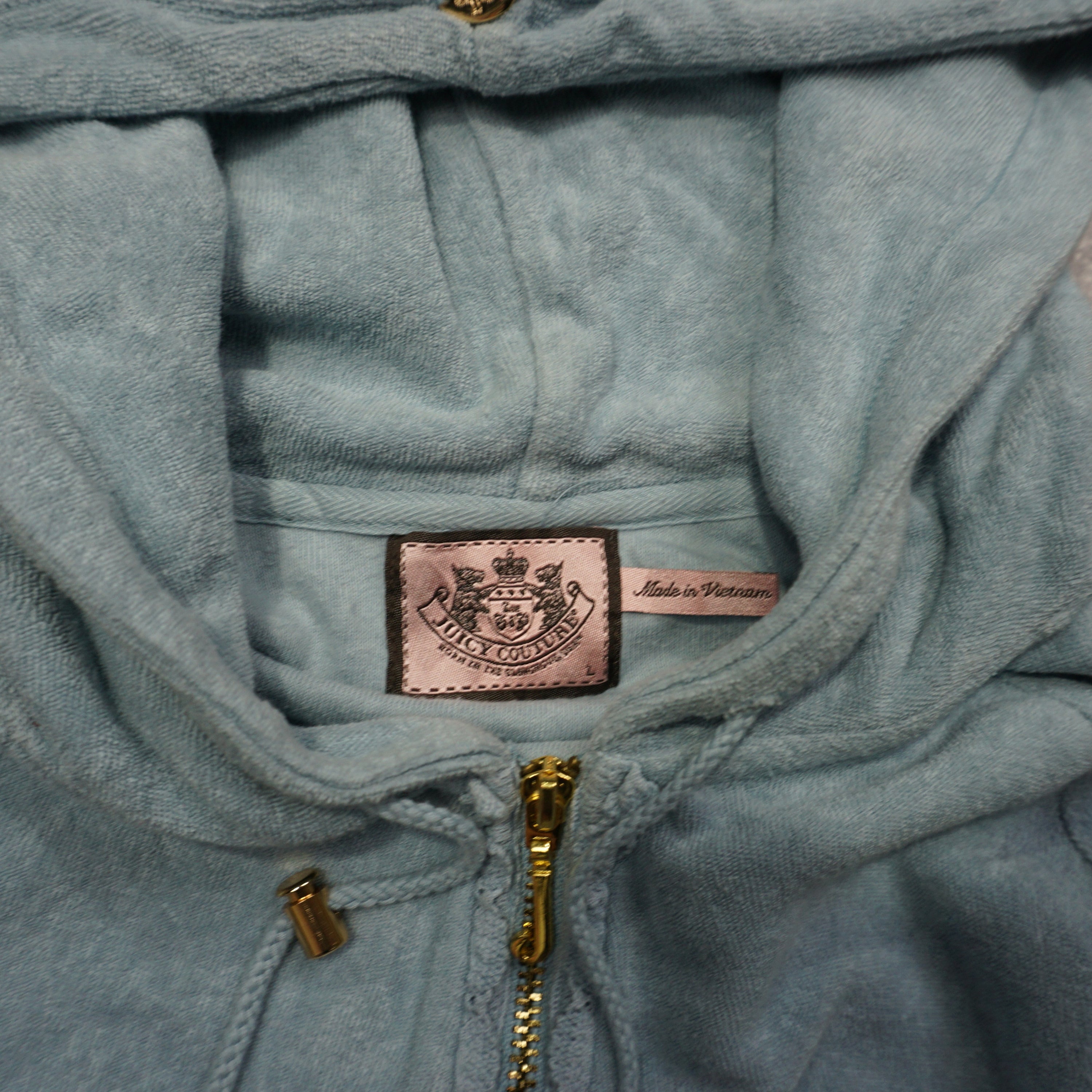 2000s Juicy Couture Terry Towel Hoodie