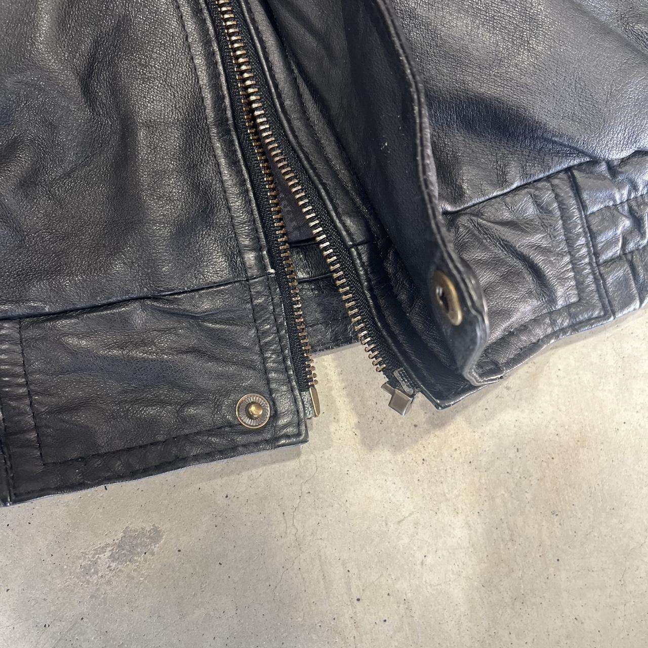 2000s Smooth City Leather Jacket