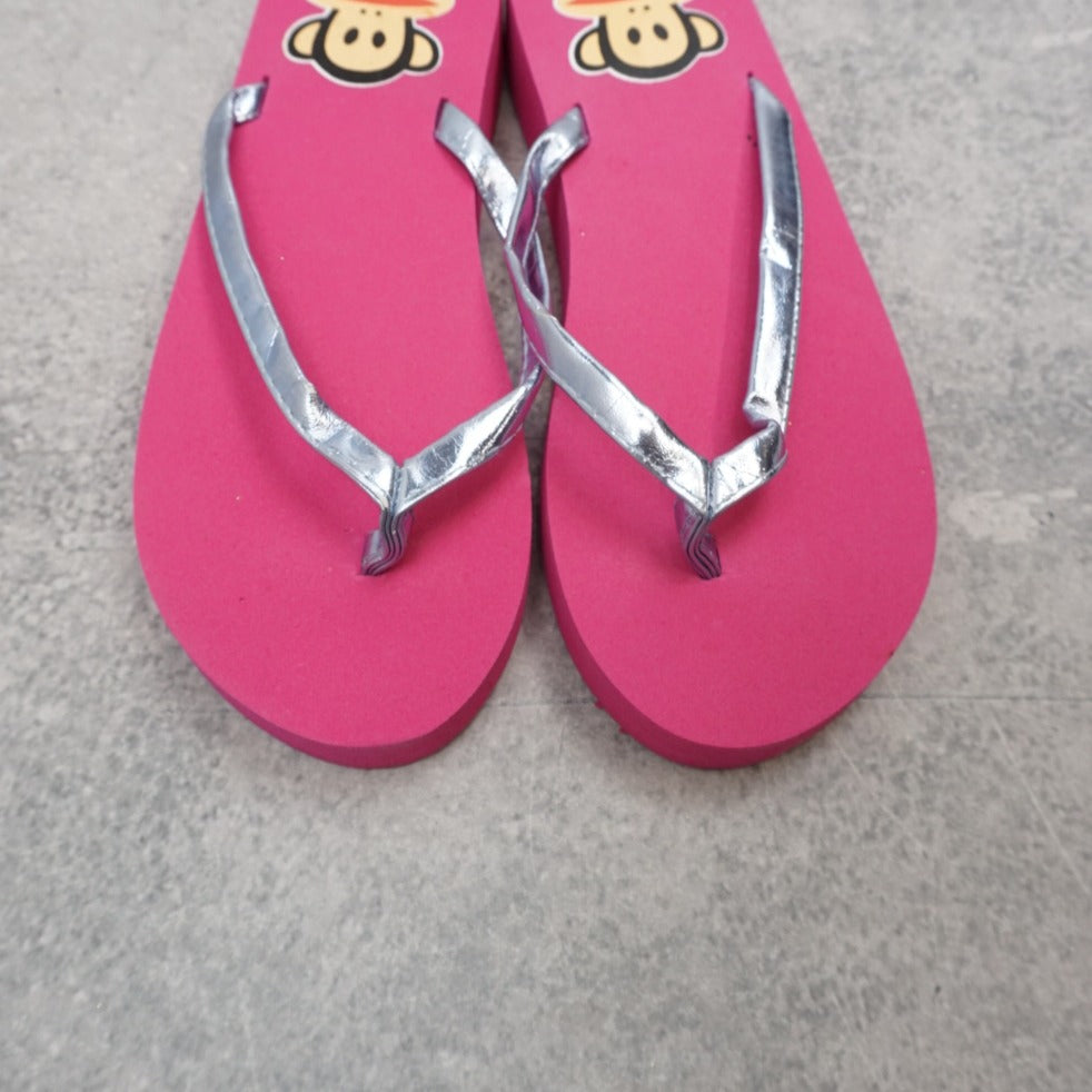 2000s Paul Frank Julius Wedge Platform Shoes Flip Flops
