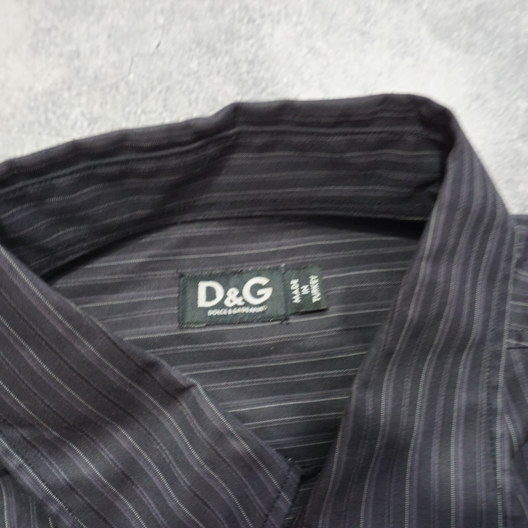 2000s Dolce & Gabbana Striped Button Up