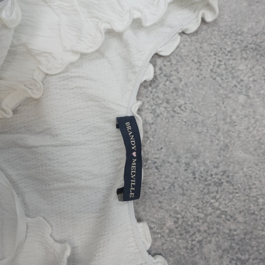 Brandy Melville Ruffled Top