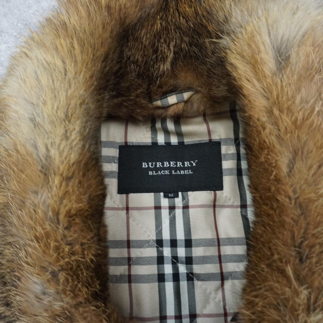 2000s Burberry Black Label Leather Jacket