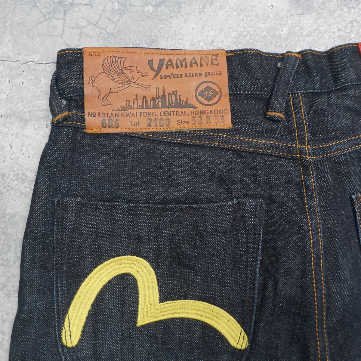 2000s Evisu Yamane x Calvin Leong Selvedge Jeans