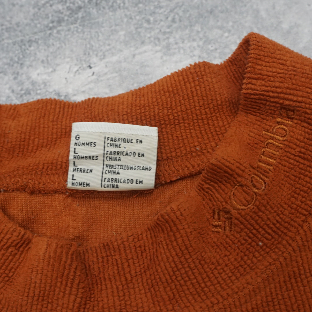 2000s Columbia Mock Neck Ribbed Top