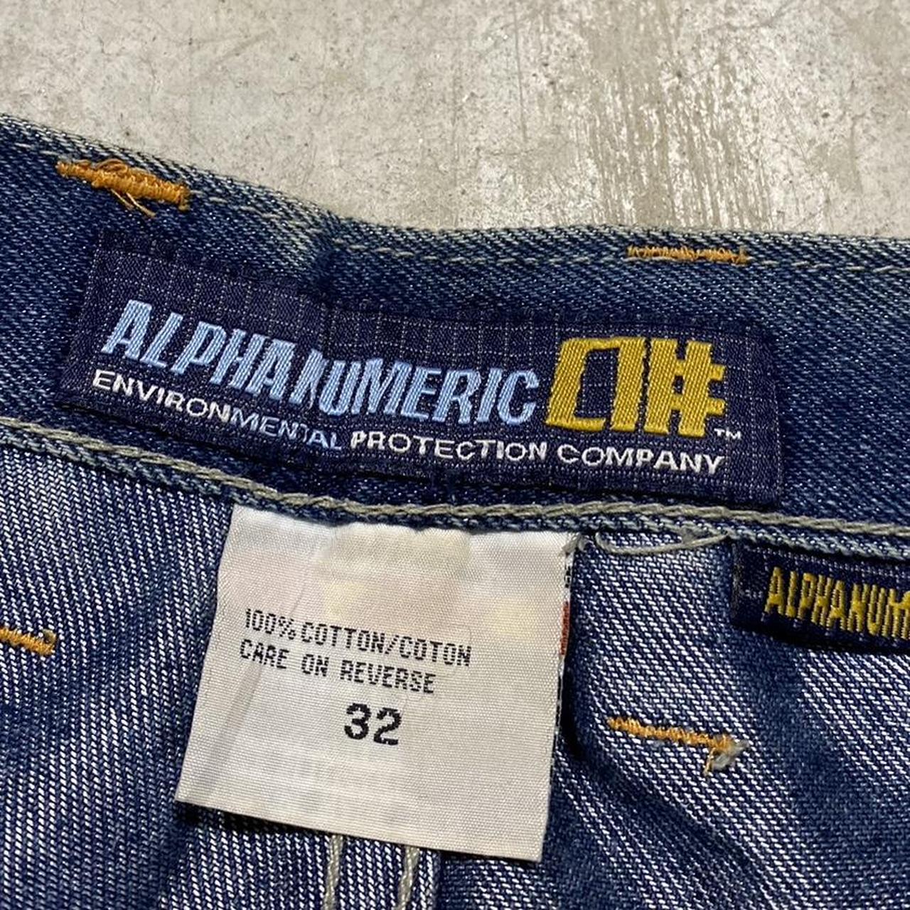 2000s Alphanumeric Relaxed Jeans