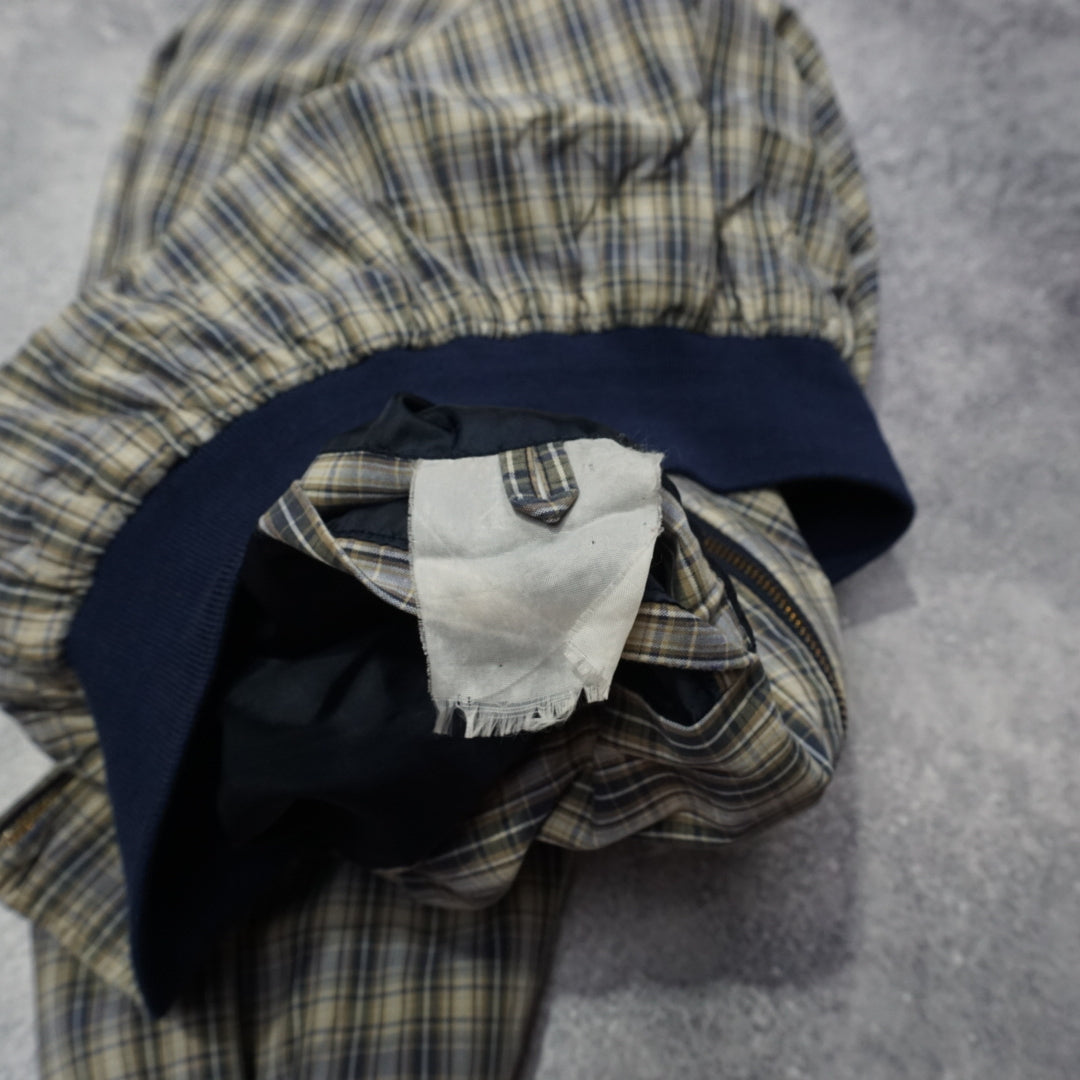 2000s Balenciaga Checked Pattern Jacket