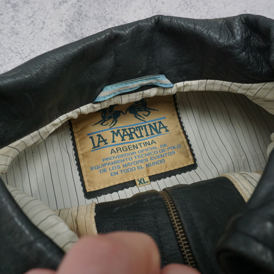 2000s La Martina Leather Jacket