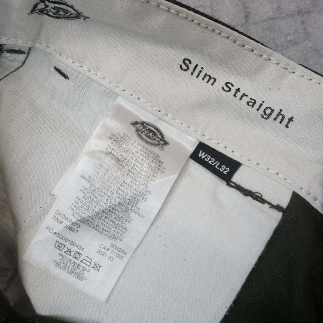 Dickies Slim Straight Olive Pants