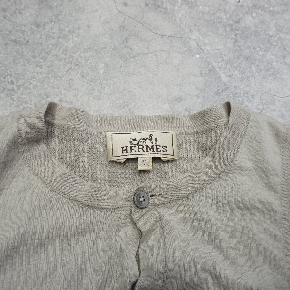 2000s Hermes Henley T-Shirt