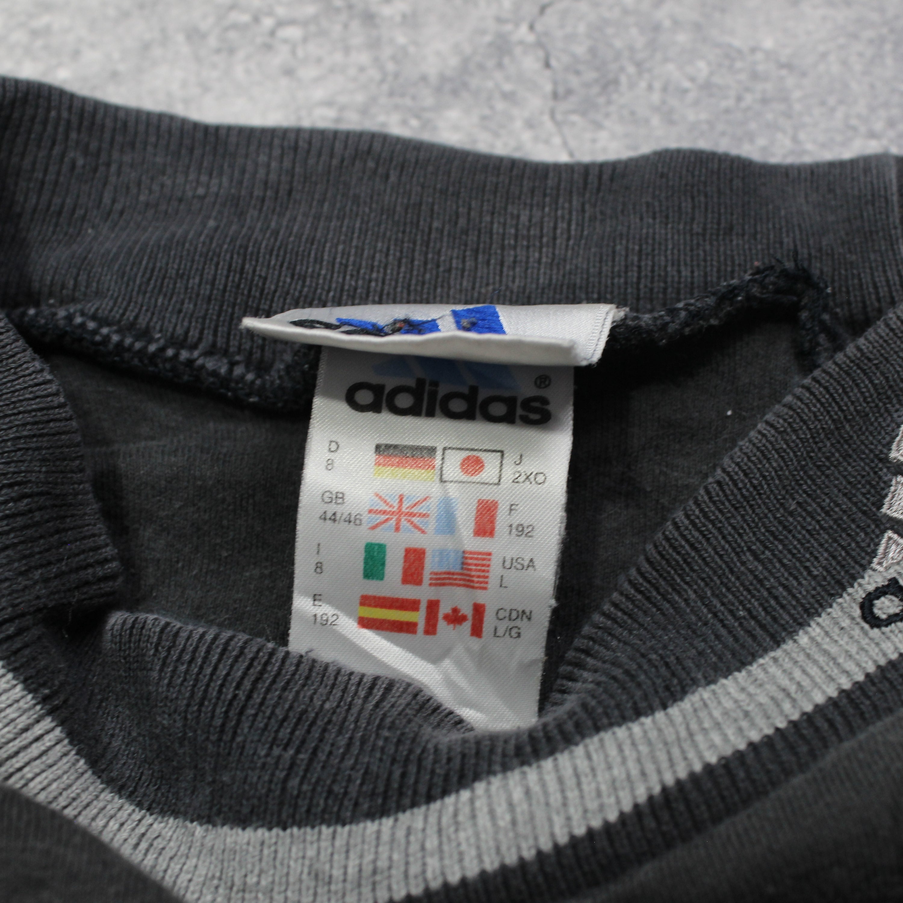 2000s Adidas Knitted Collar Crewneck