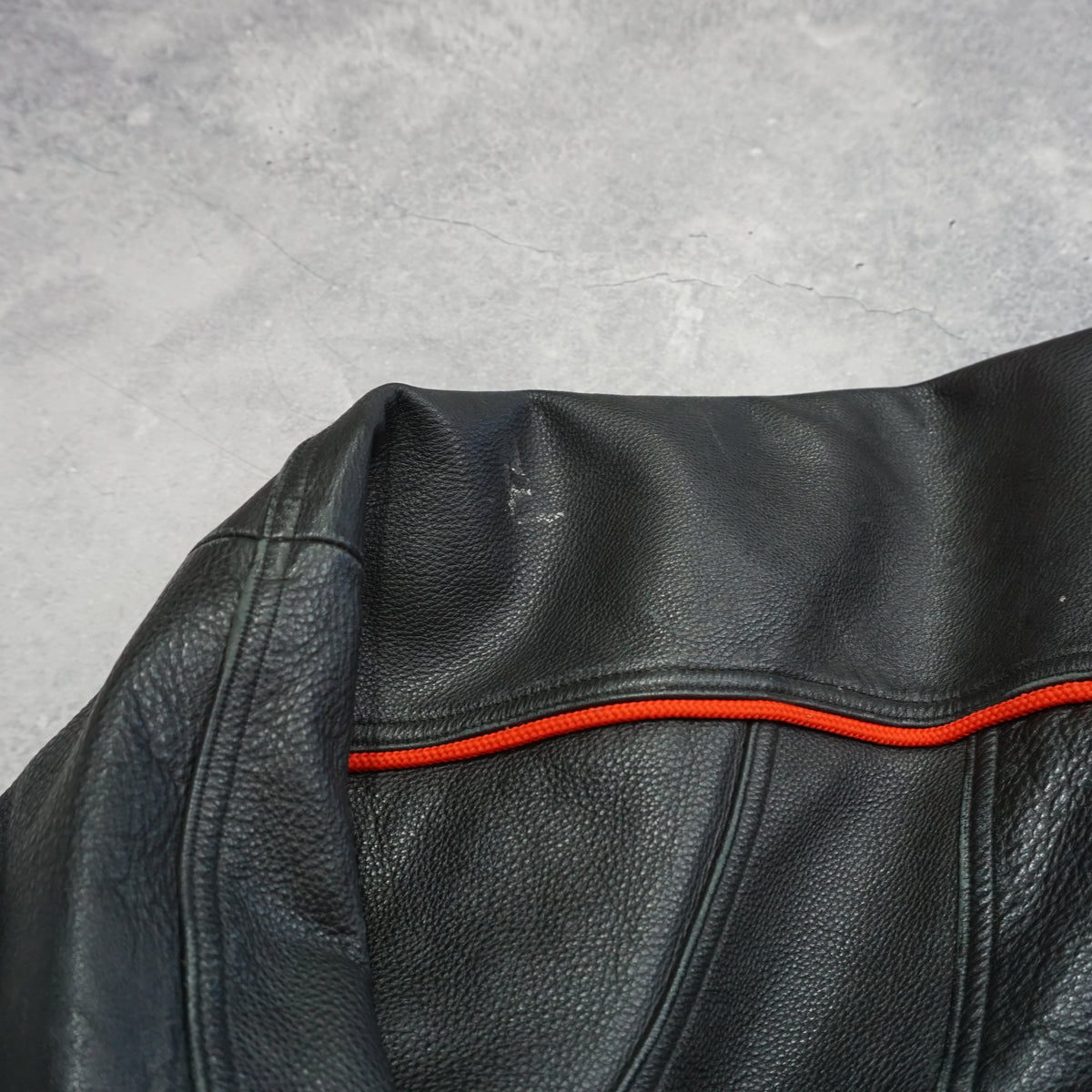 2000s Avirex Genuine Leather Embroidered Jacket