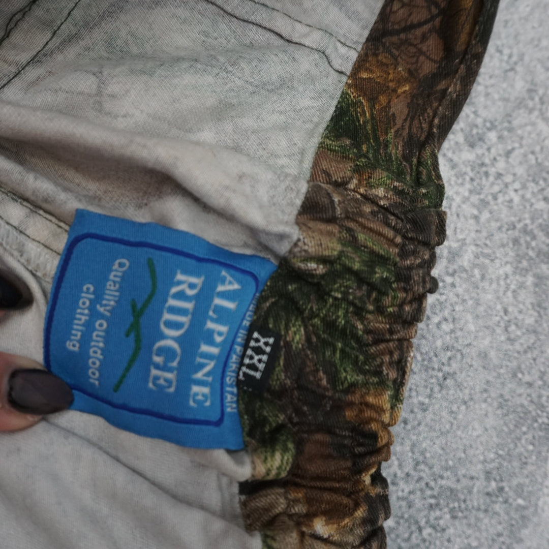 Alpine Ridge Camo Print Shorts