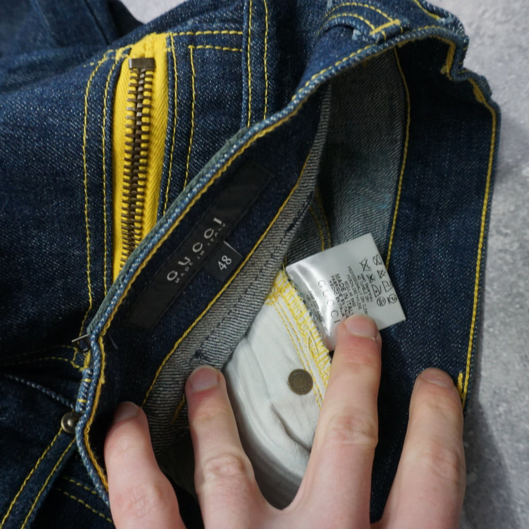 2000s Gucci Zipper Jeans