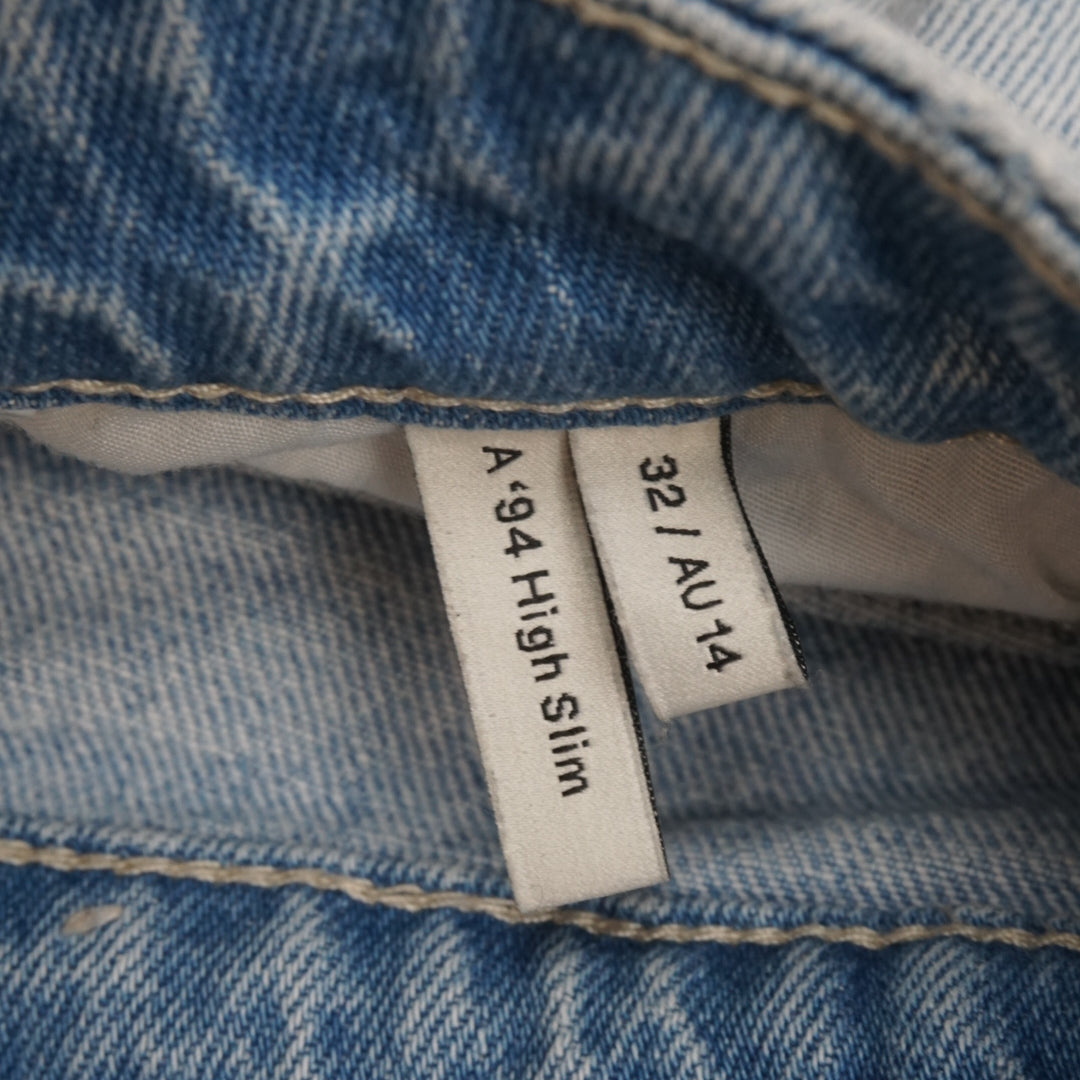 A Brand A '94 High Slim Light Wash Jeans