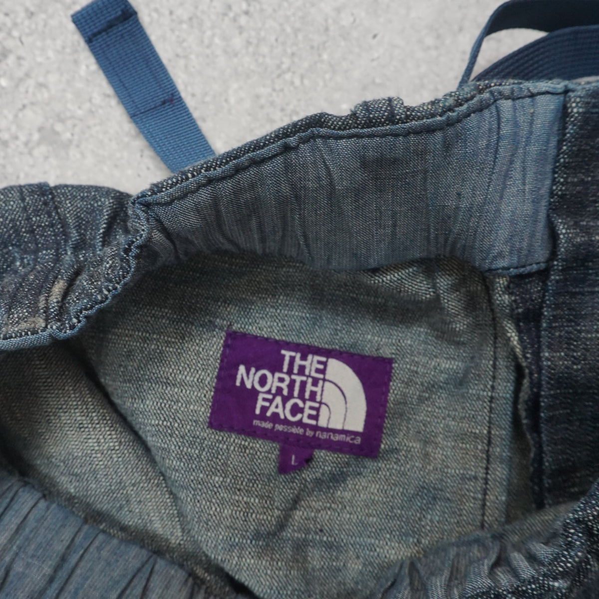 The North Face Purple Label Denim Belted Wide Leg Pants