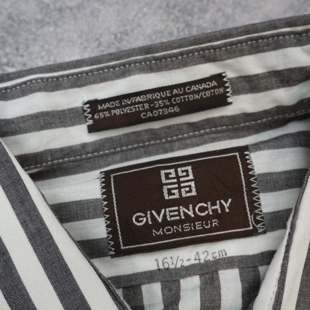 80s Givenchy Monsieur Striped Shirt