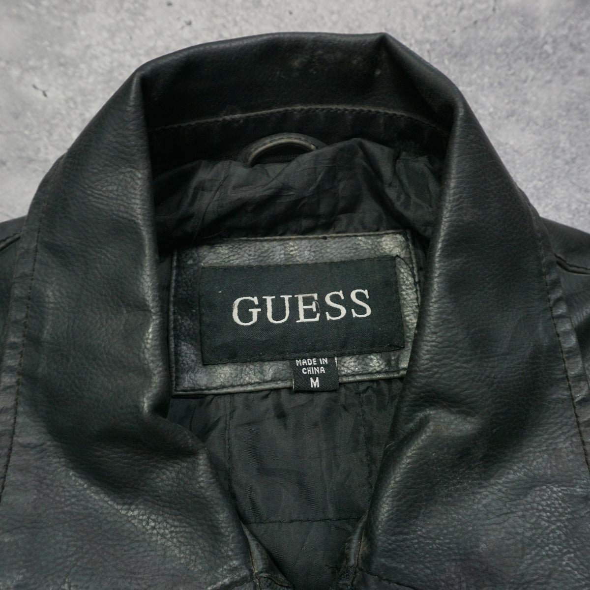 2000s Guess Leather Jacket