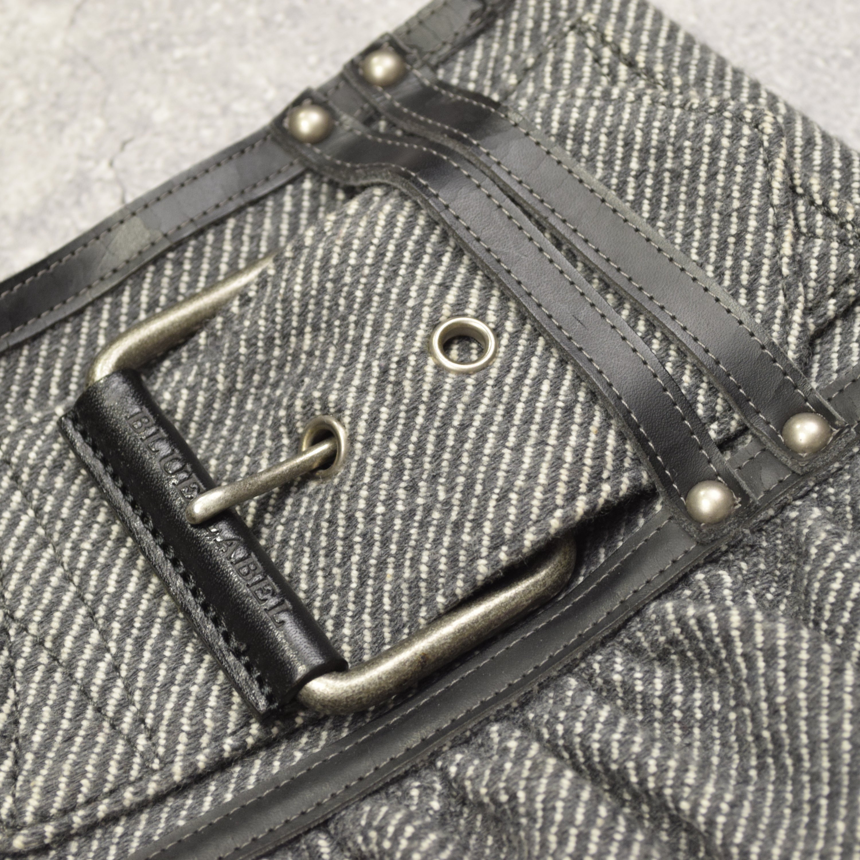 2000s Burberry Belt Mini Skirt