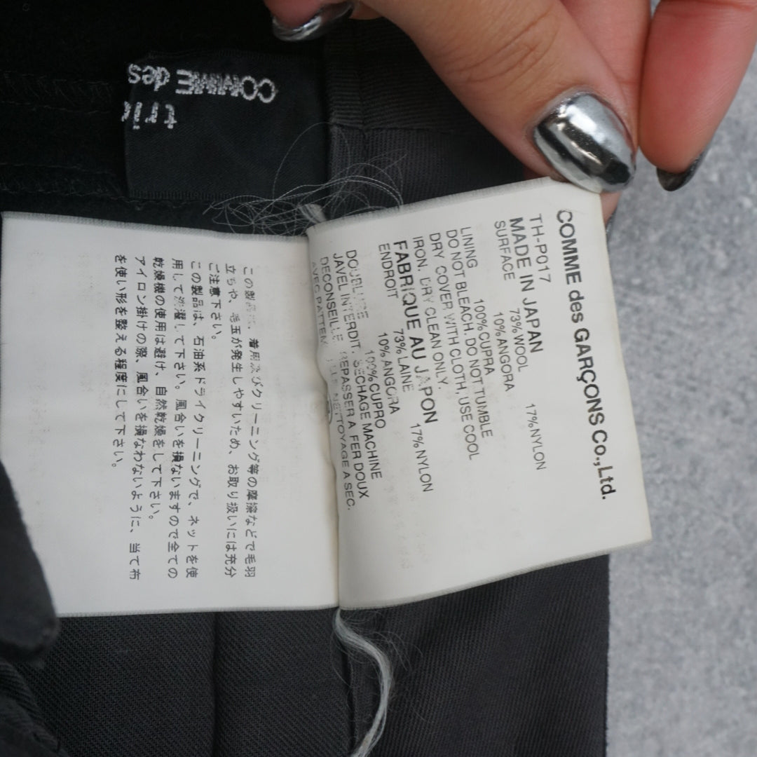 Comme Des Garcons Tricot Wool Wide Leg Pants