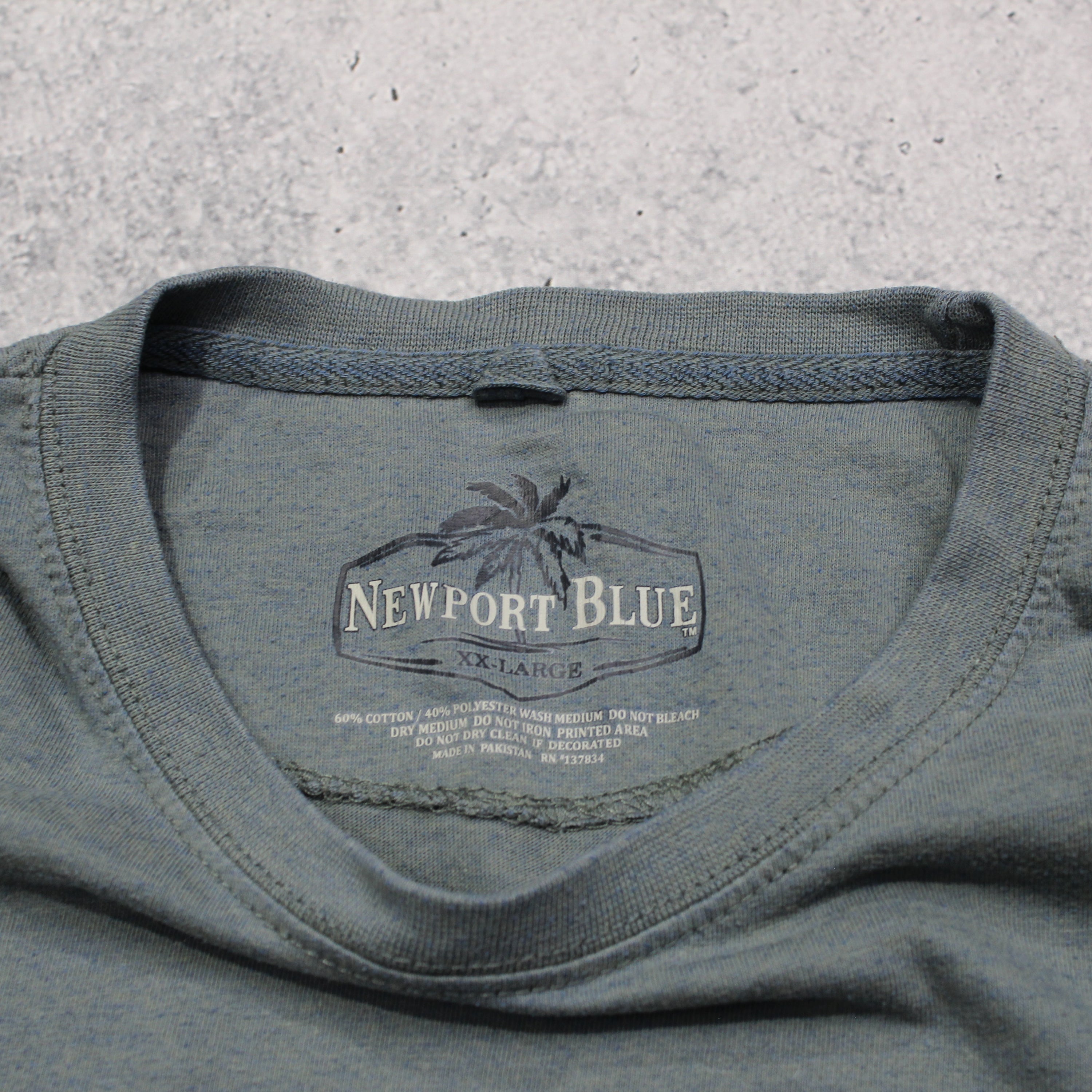 Newport Blue Iguana Graphic T-Shirt
