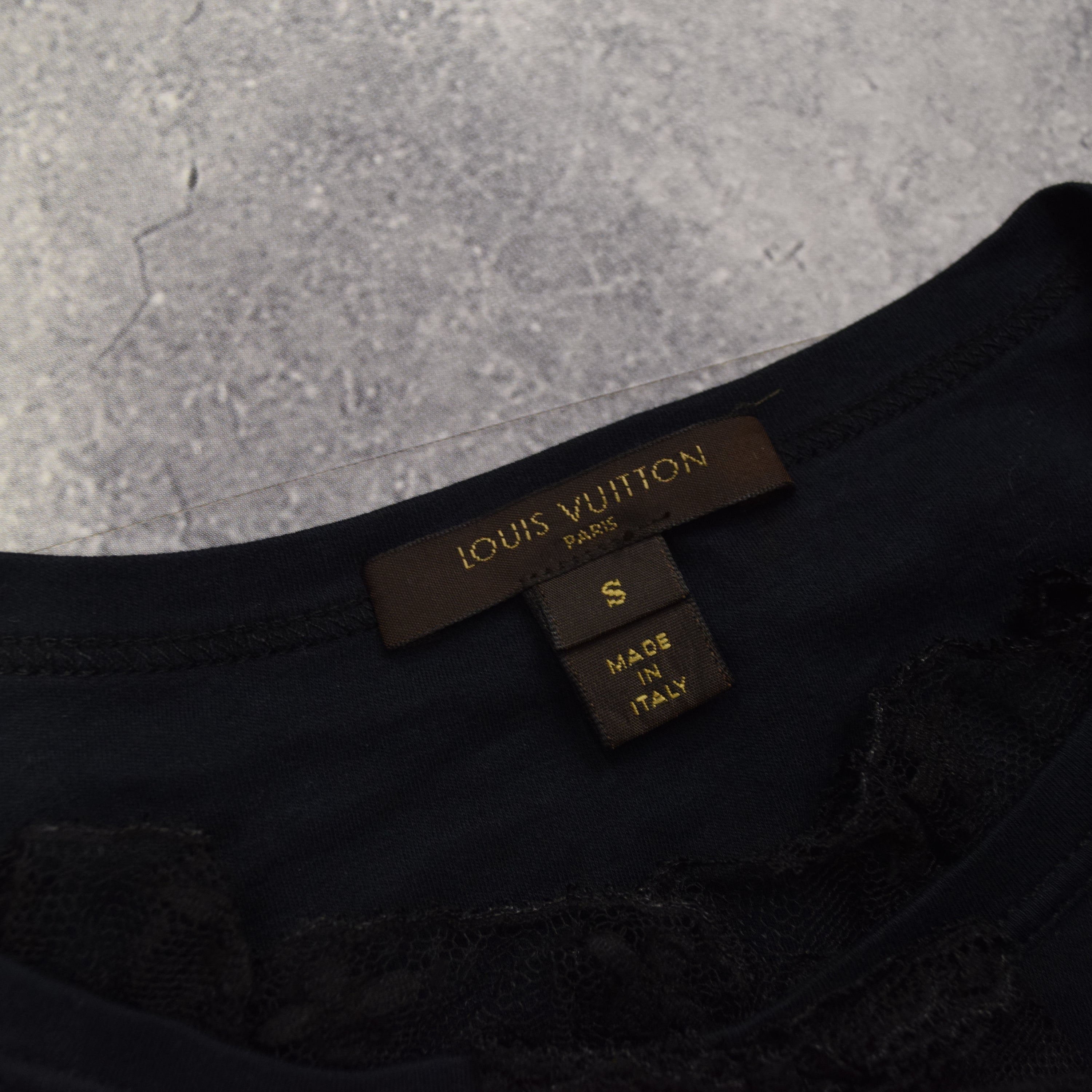 2000s Louis Vuitton Lace Detail T-Shirt