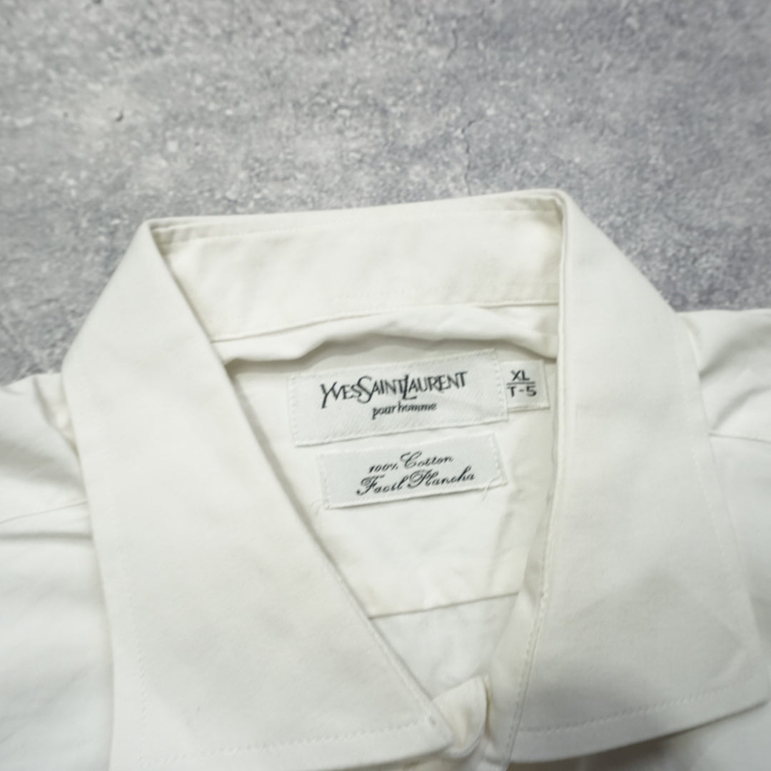 2000s Yves Saint Laurent French Cuff Button Up