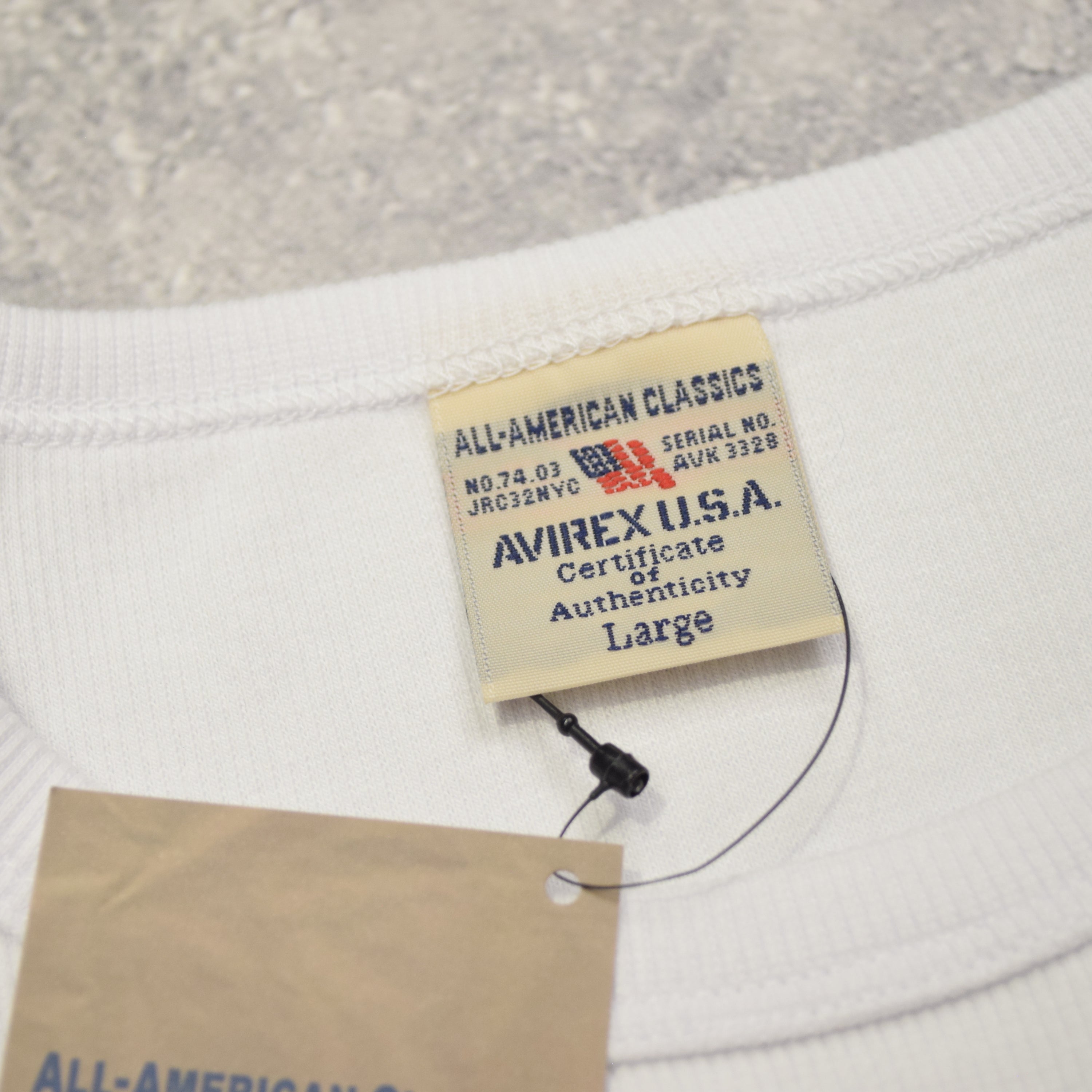 Avirex Ribbed Long Sleeve T-Shirt