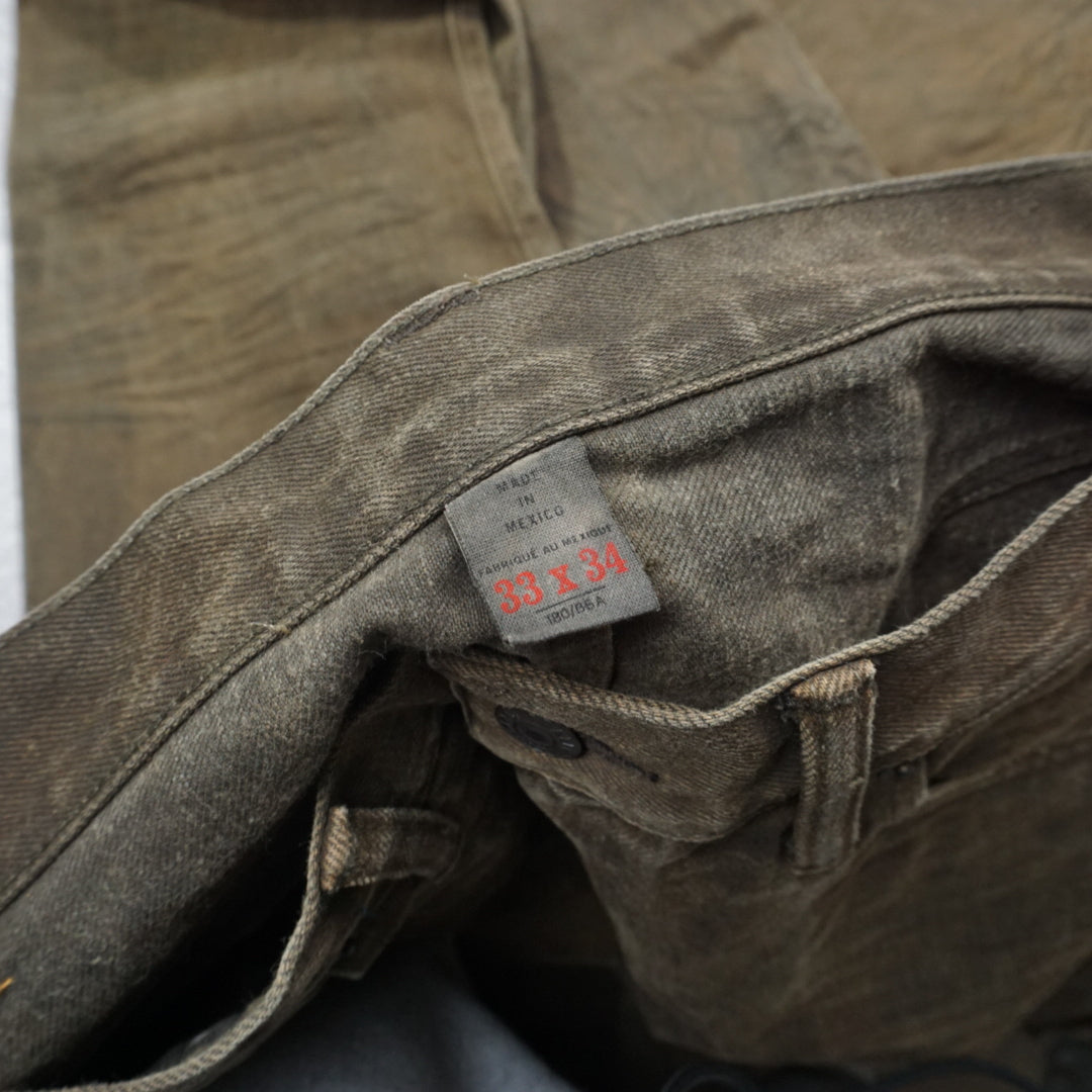 Ralph Lauren RRL Waxed Jeans