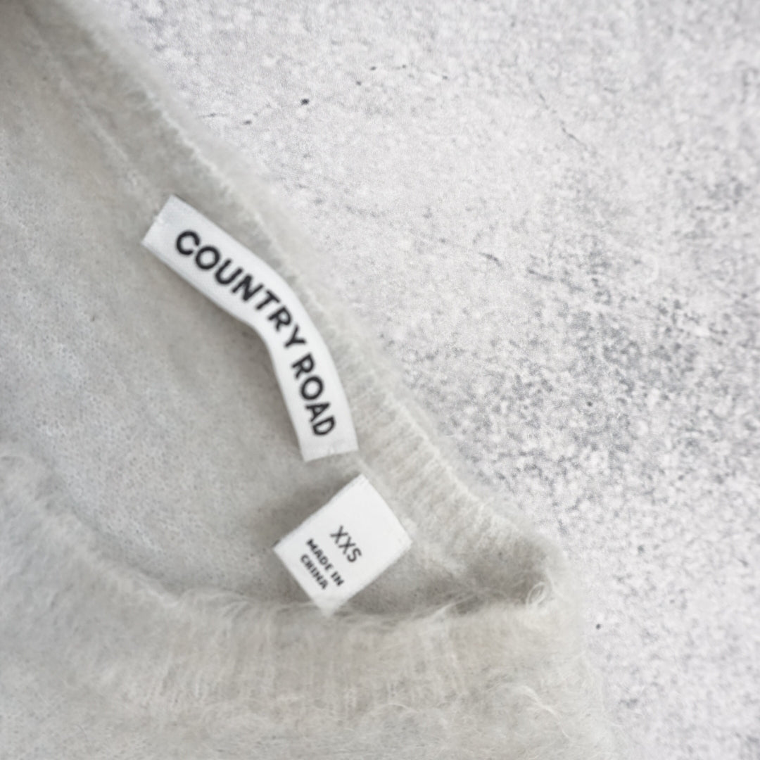 Country Road Fluffy Knit Sweater