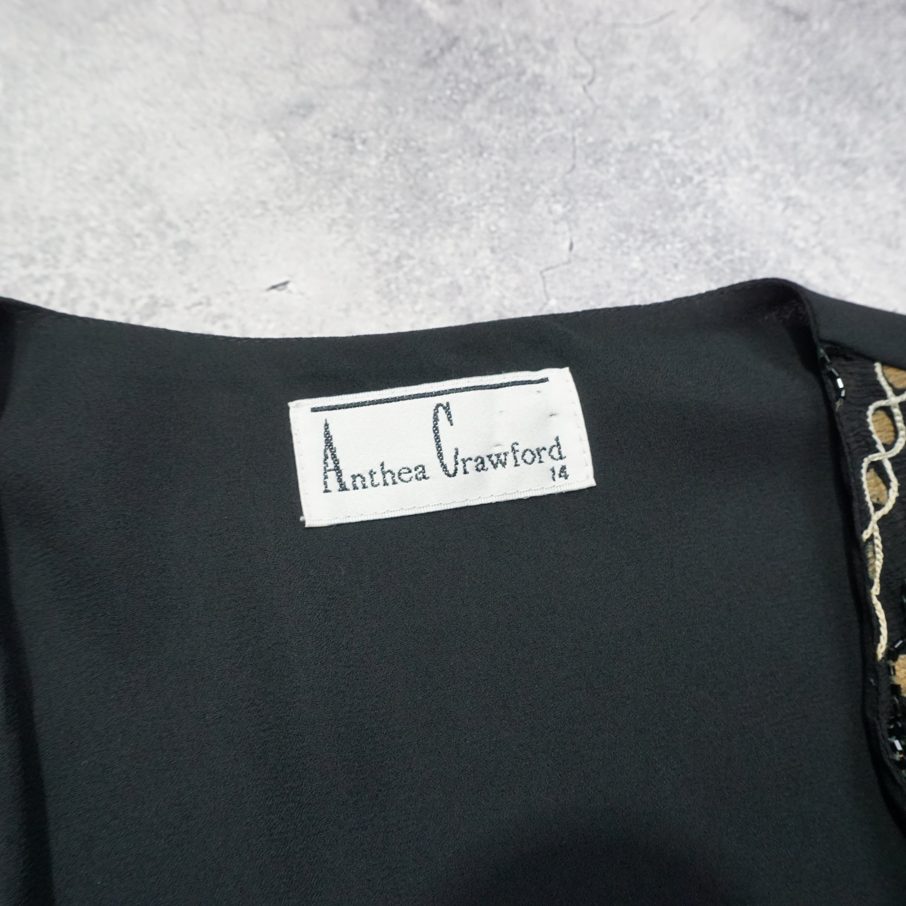 2000s Anthea Crawford Embellished Vest