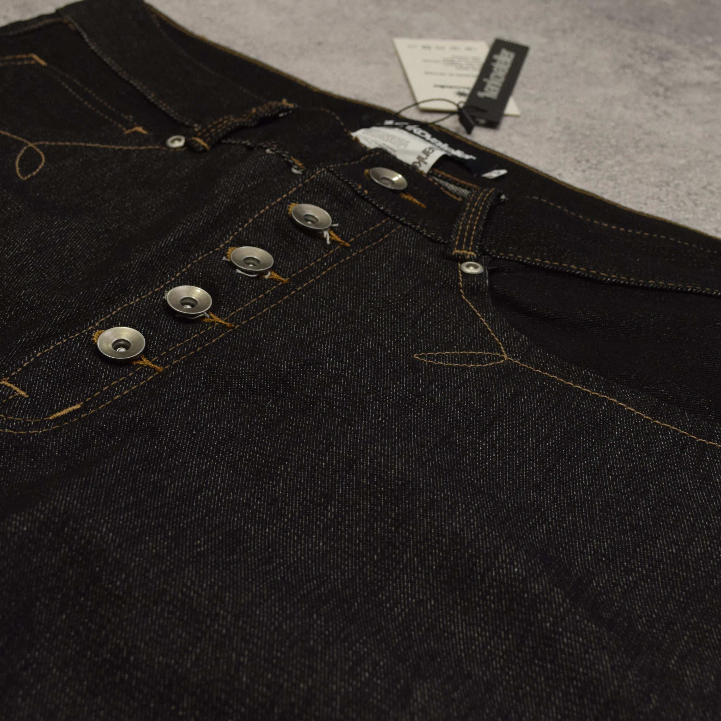 Ivankovatelier High Waisted Button Fly Jeans
