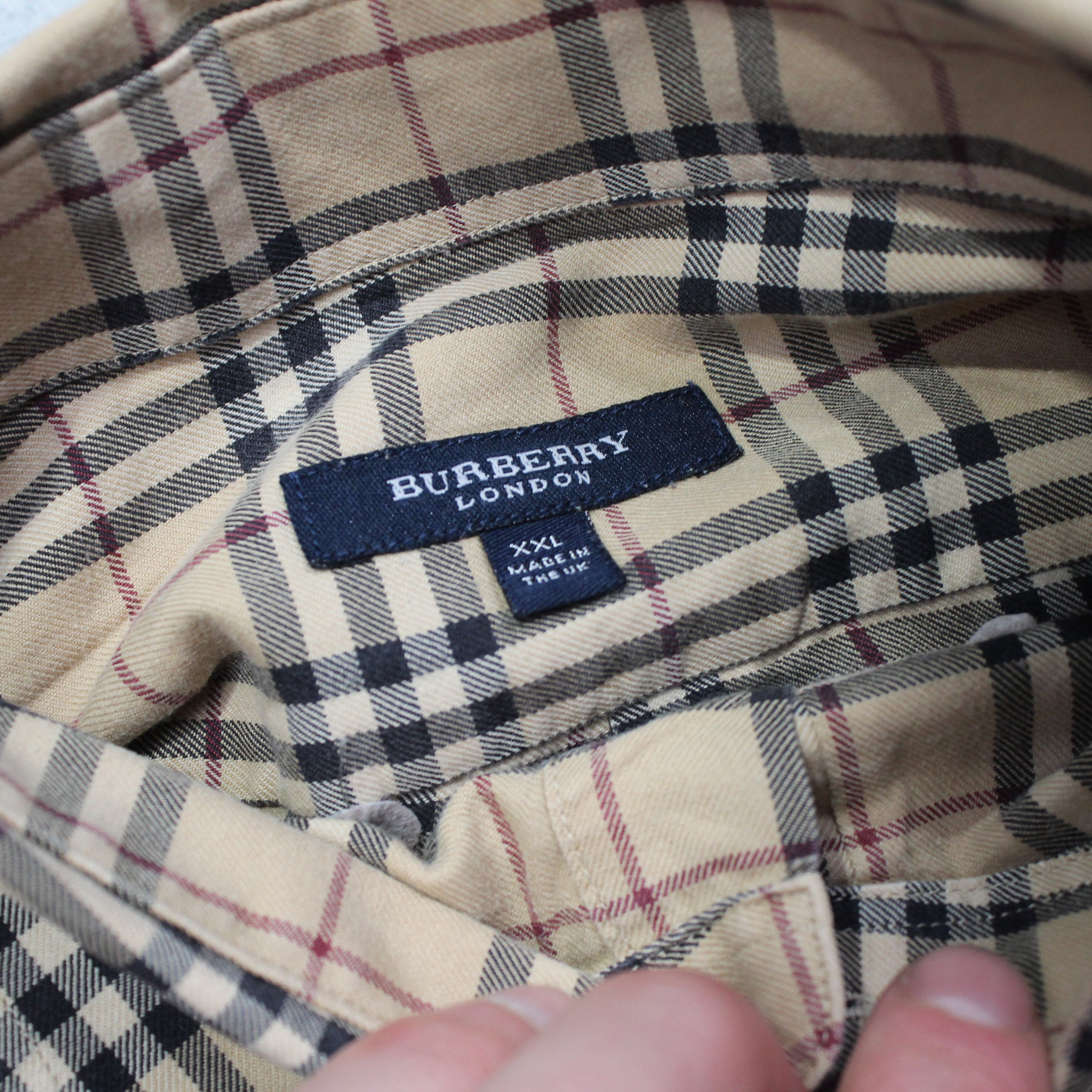 Burberry Nova Check Button Up