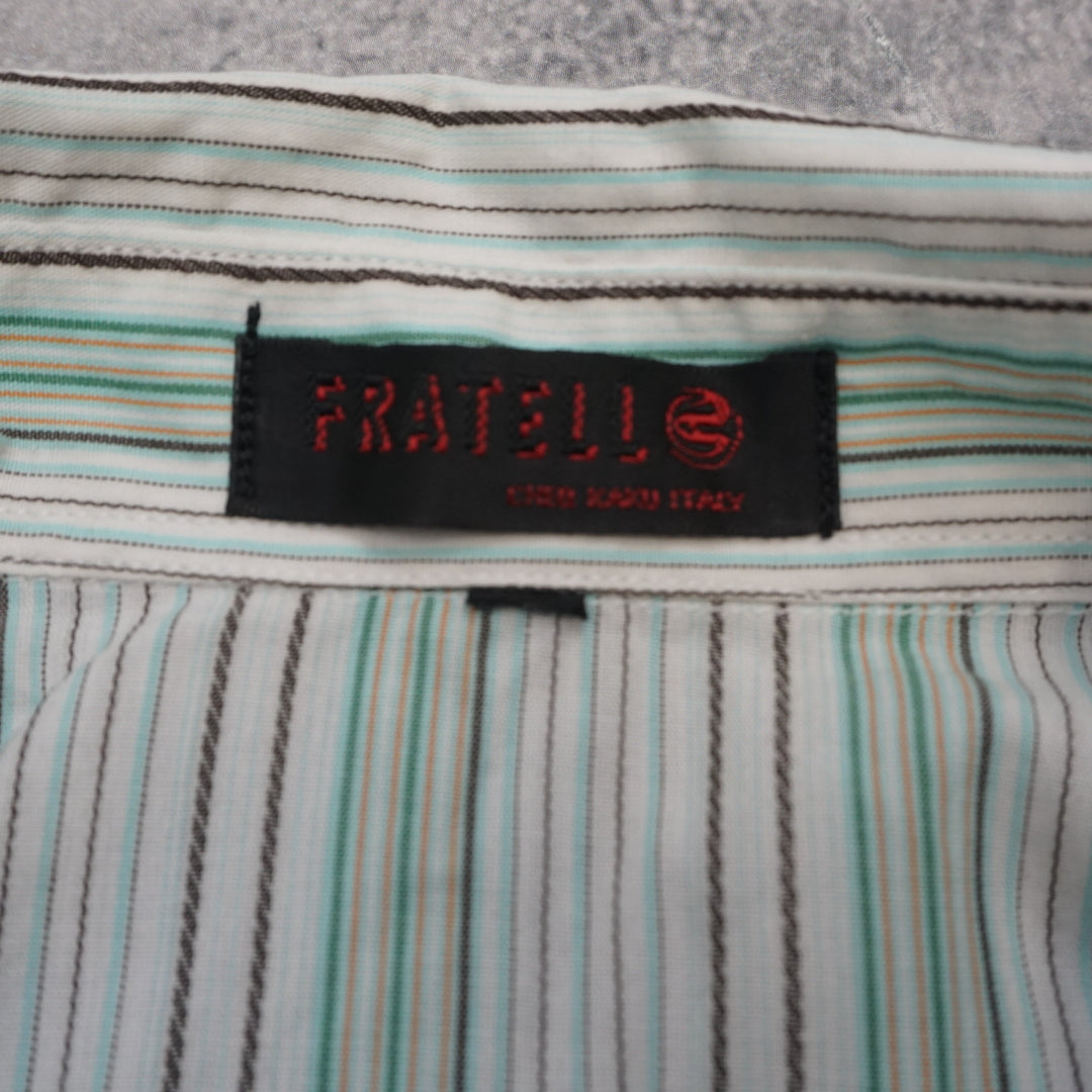 2000s Fratello Striped Italian Shirt