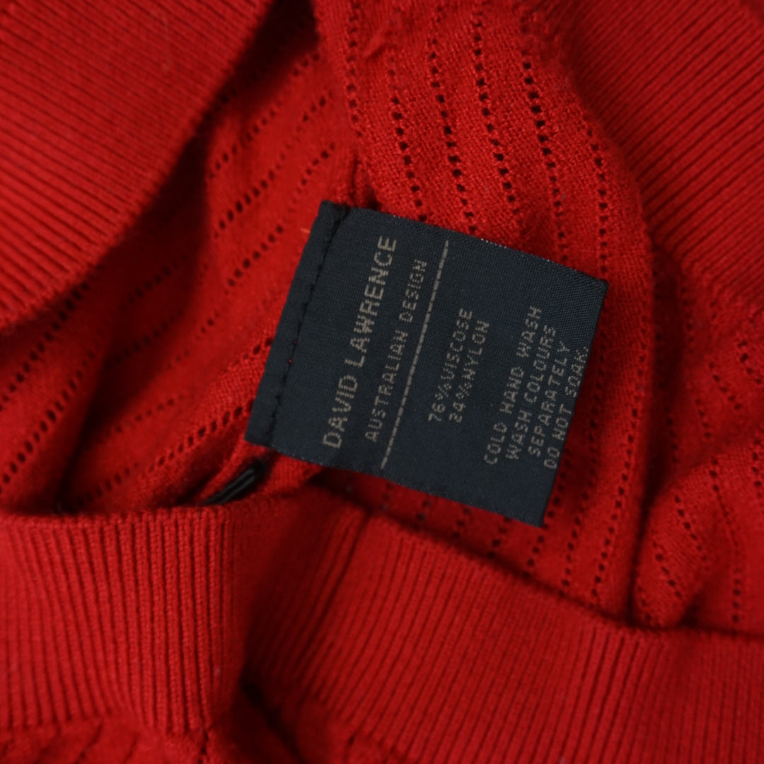 David Lawrence Chevron Sweater Knit