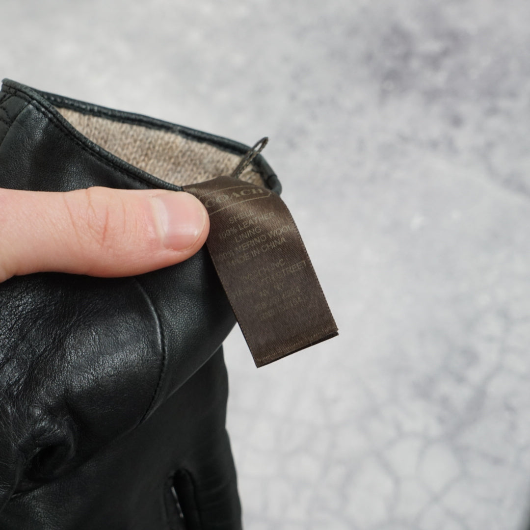 2000s Coach Leather Gloves