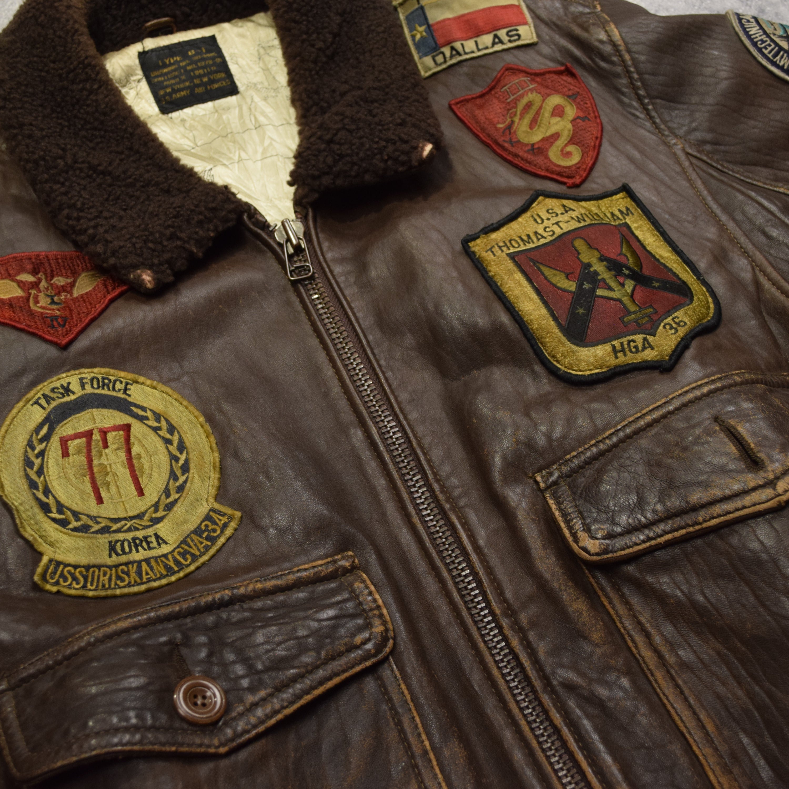 2000s Avirex Type G-1 Leather Jacket