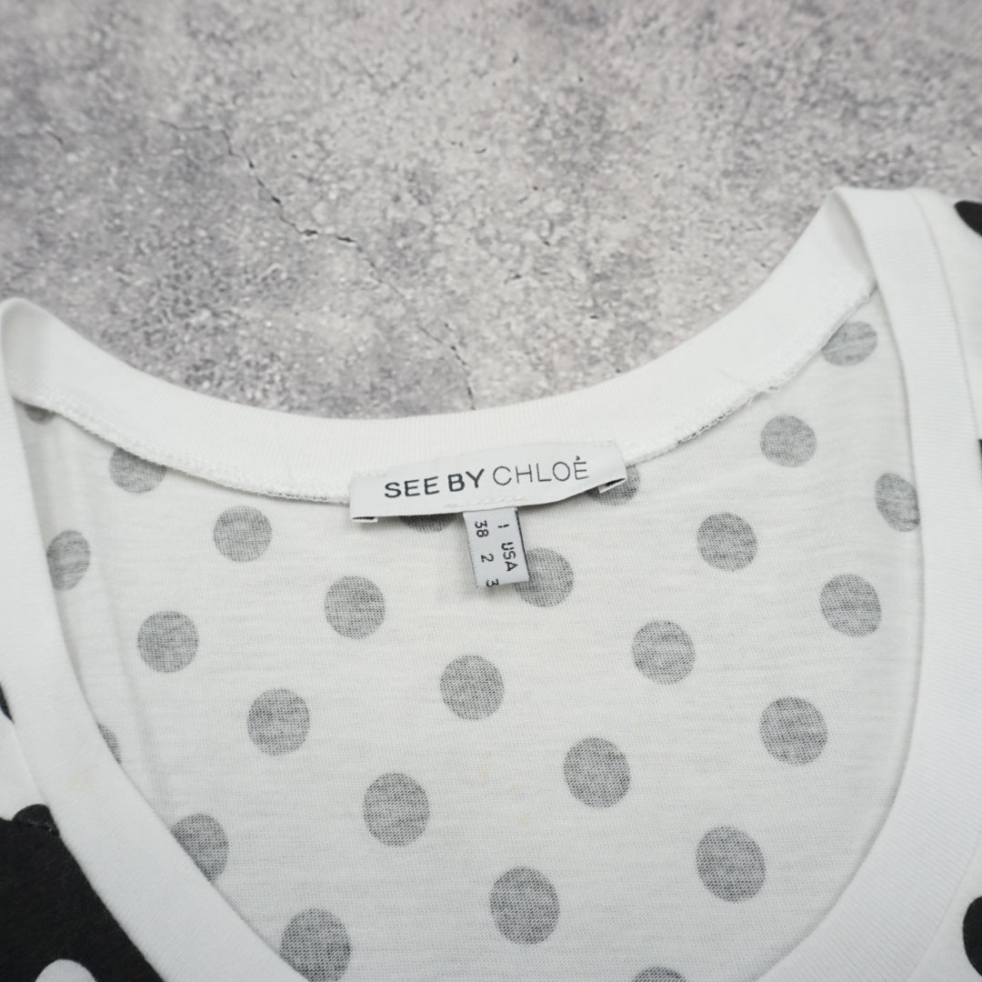 See By Chloé Polka Dot Vest Top