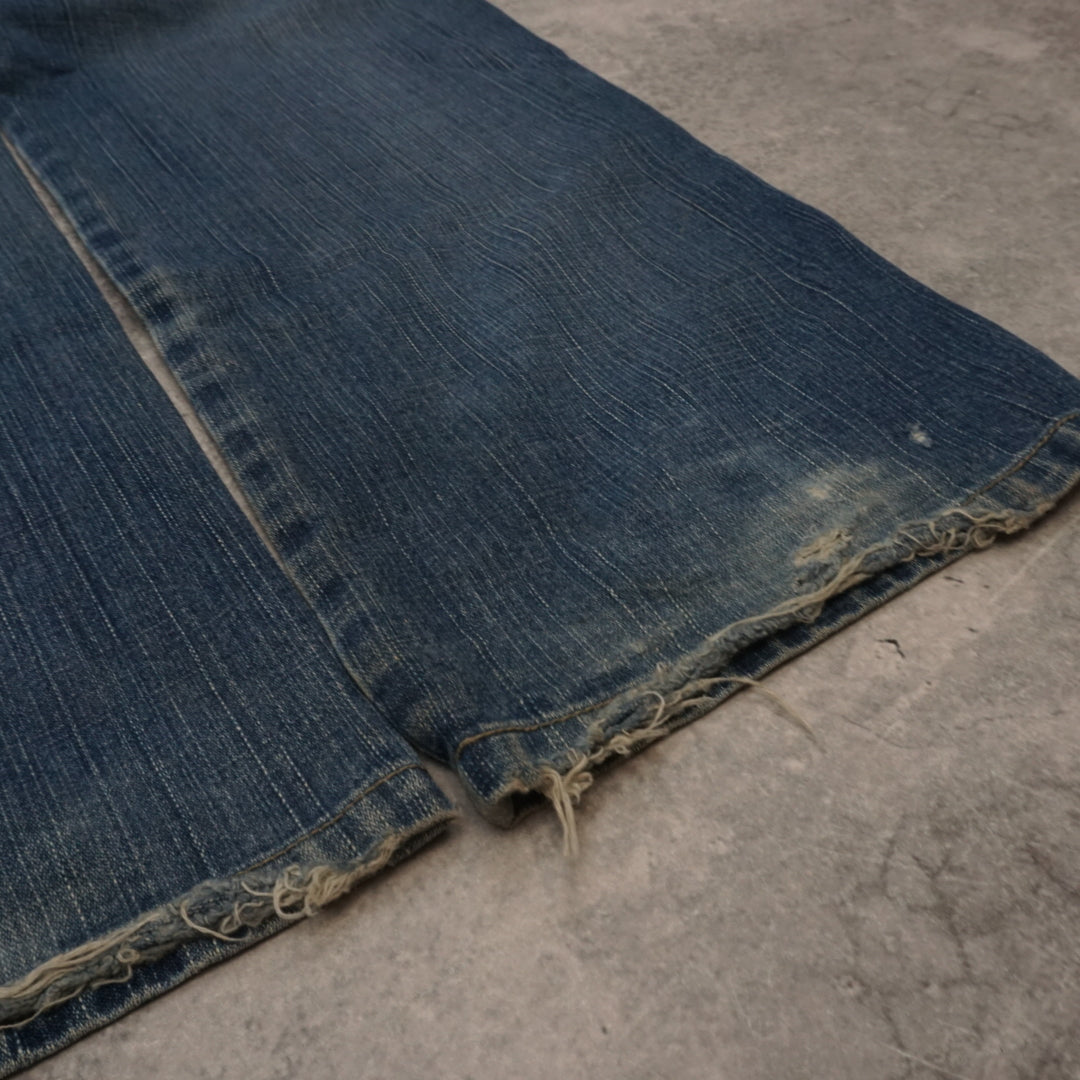 2000s Ej Jeans Collection Baggy Faded Jeans