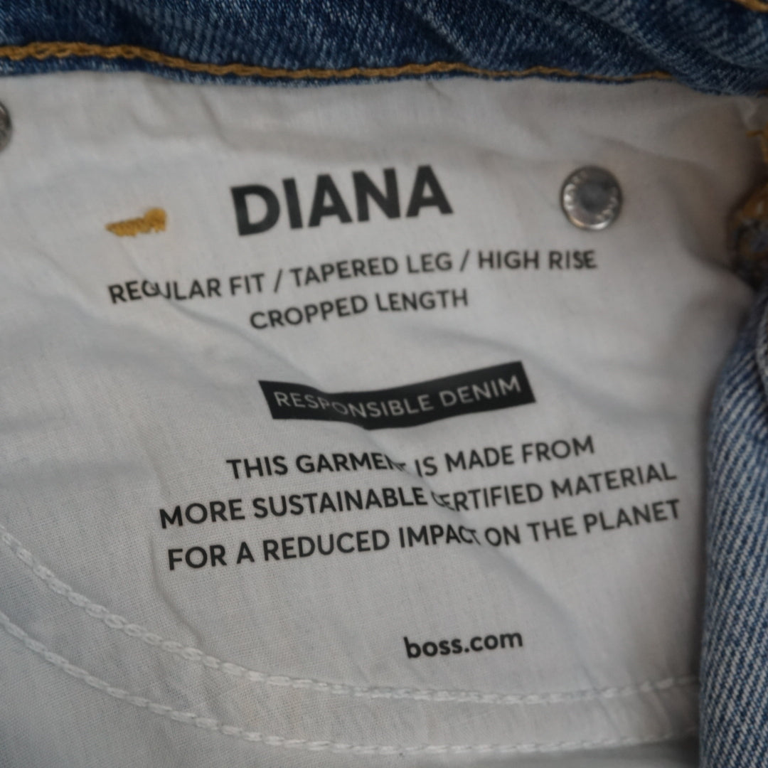 Boss Diana Fit Tapered Jeans
