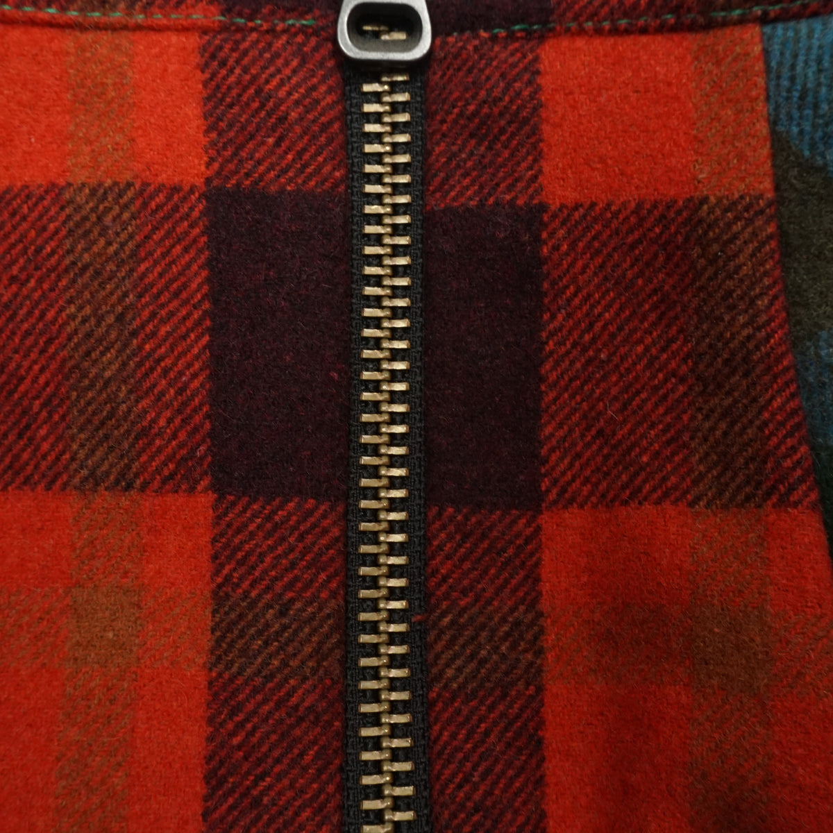 Andersson Bell Tartan Asymmetric Frill Mini Skirt