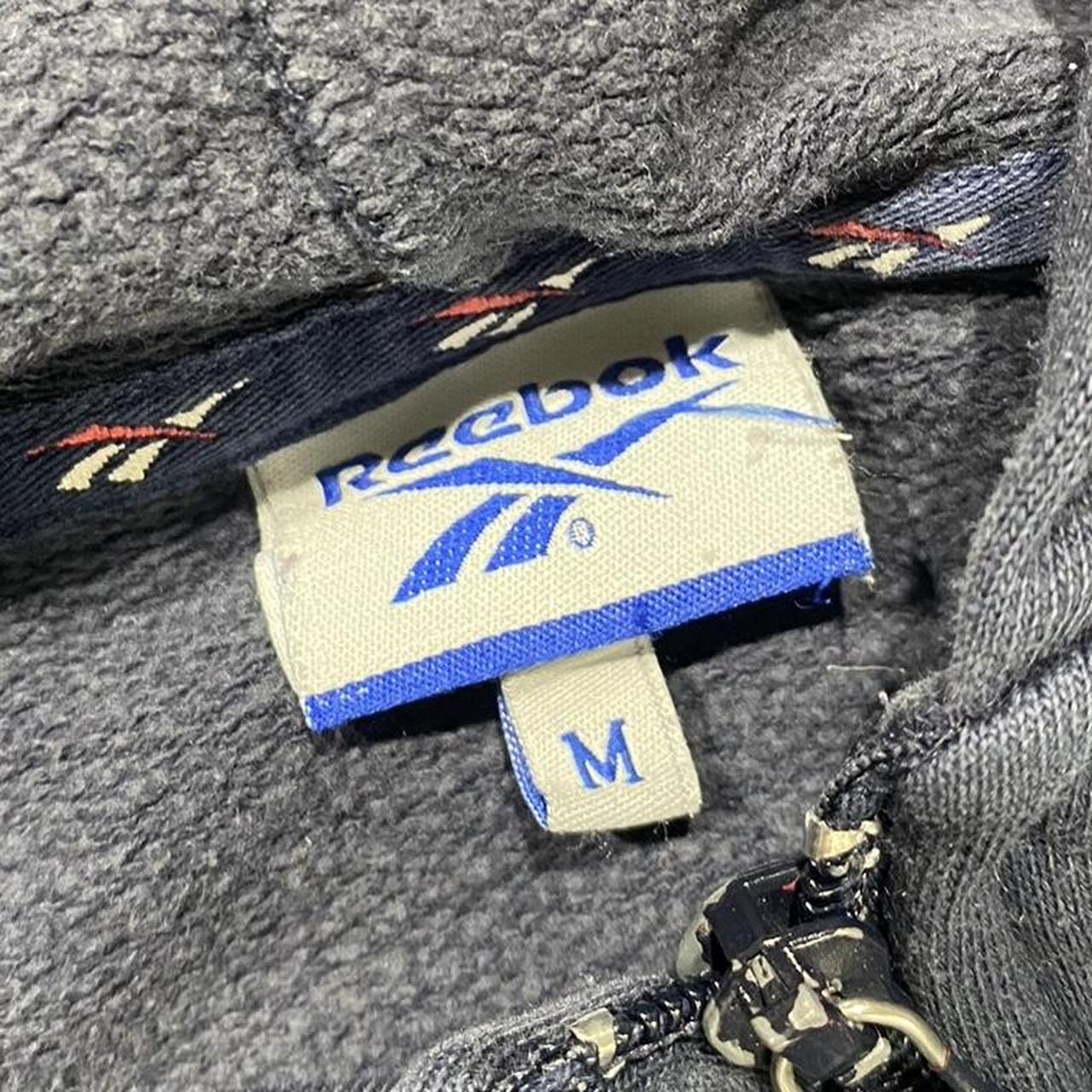 2000s Reebok Boxy Y2K Hoodie Zip Up