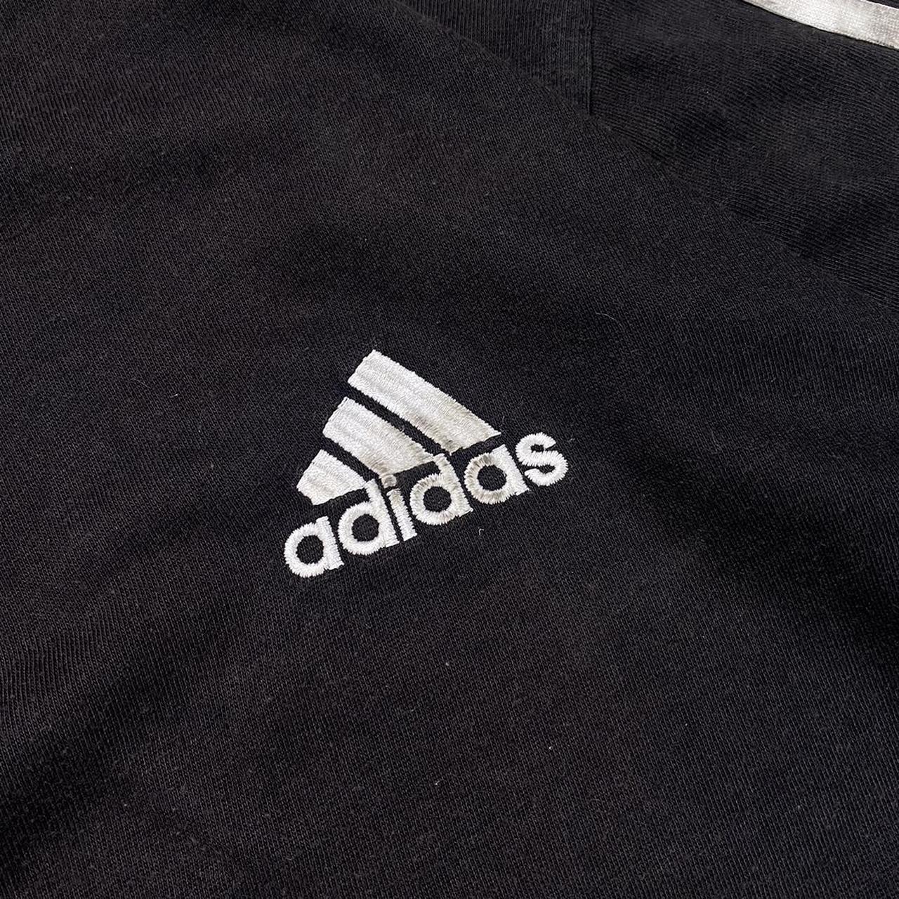 2000s Adidas V Neck T-Shirt