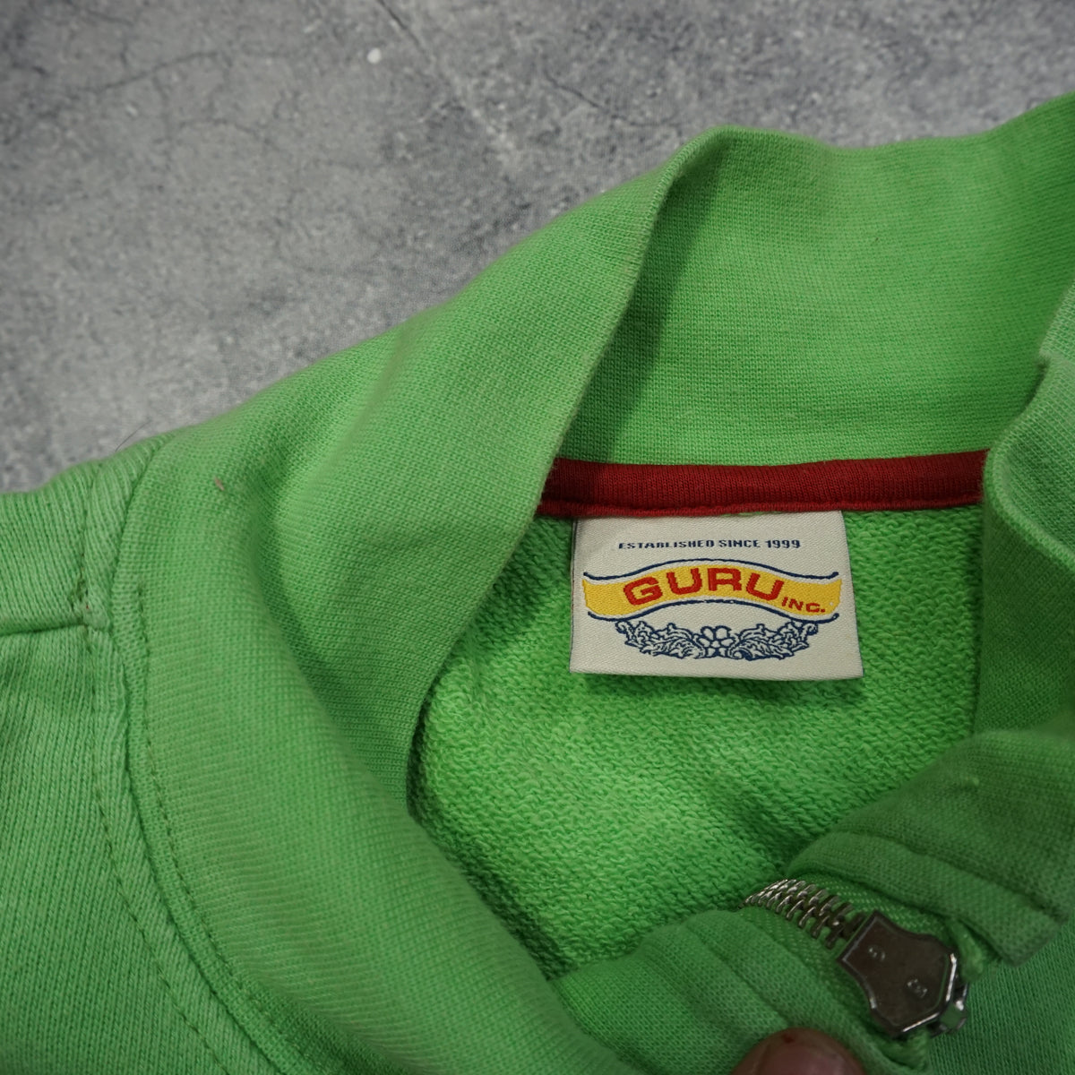 2000s Guru Flower Zip Up Jumper
