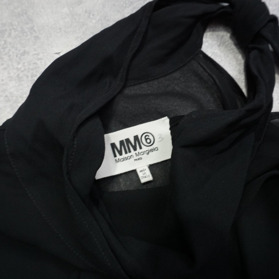 Maison Margiela MM6 Asymmetrical Sheer Top